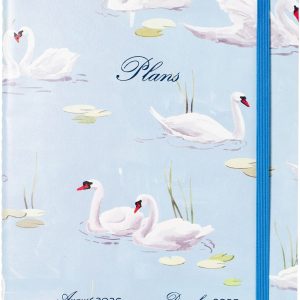 2026-2027 Painted Swans Monthly Desk Planner