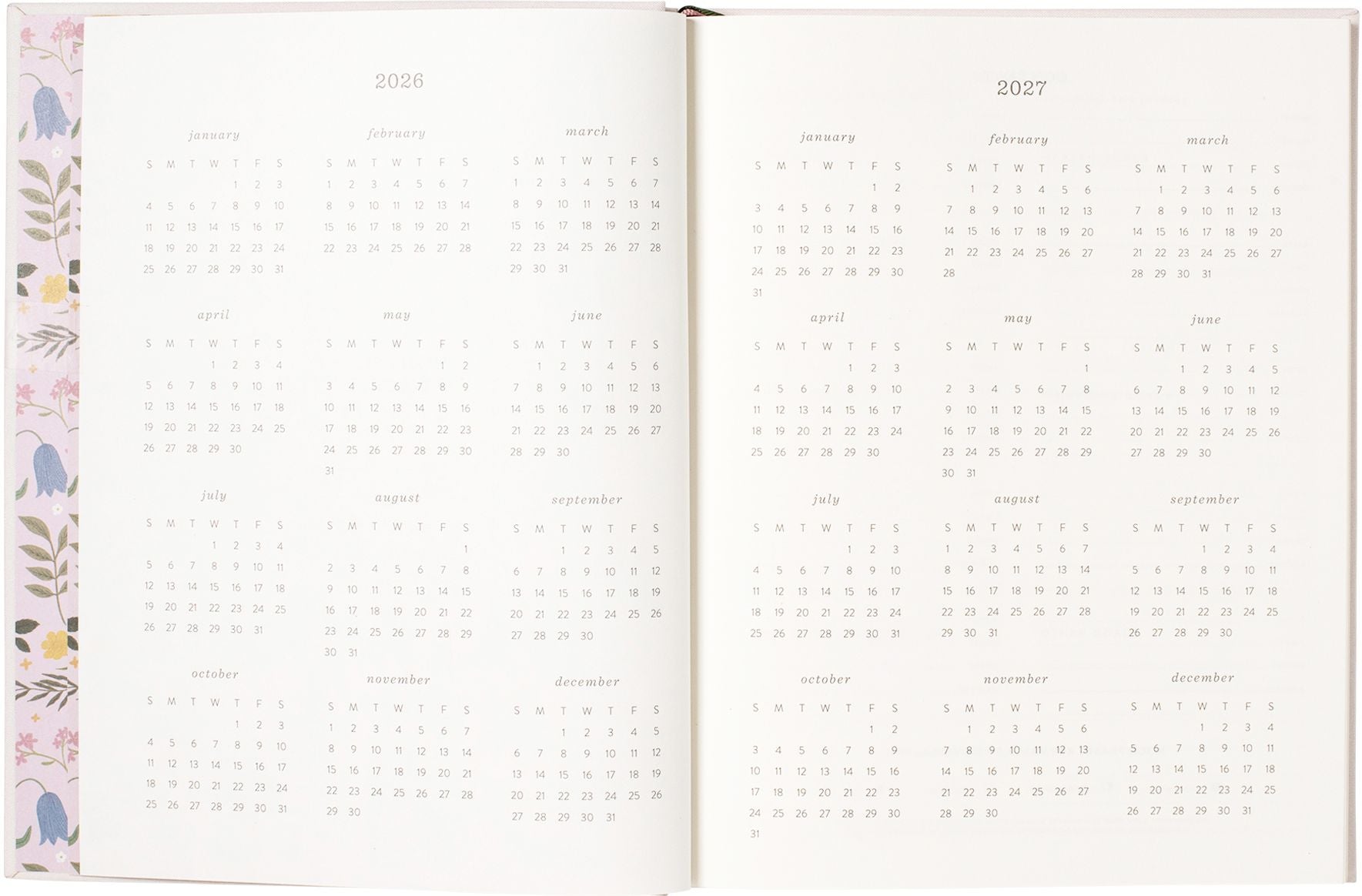 2026-2027 Storybook Flower Weekly Desk Planner - Image 4