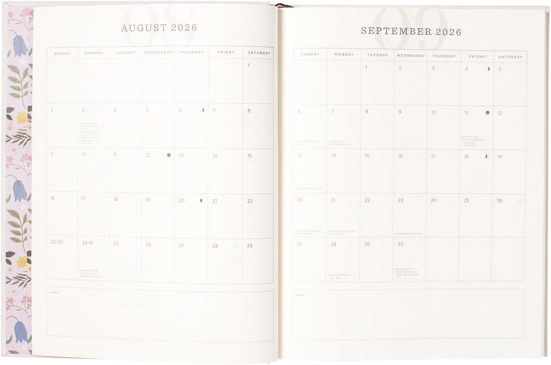 2026-2027 Storybook Flower Weekly Desk Planner - Image 5
