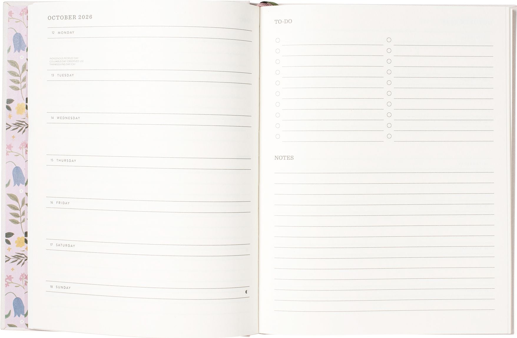 2026-2027 Storybook Flower Weekly Desk Planner - Image 8