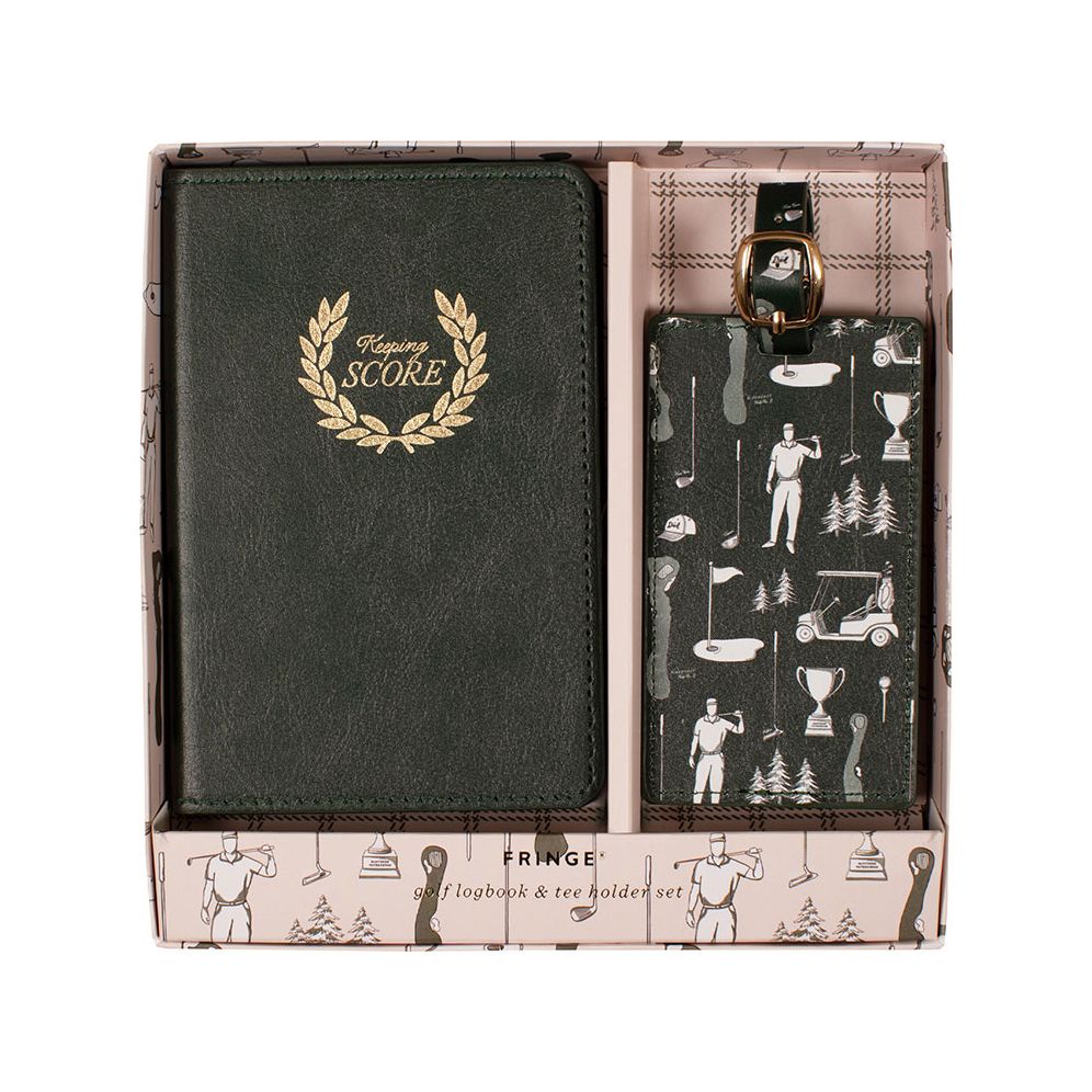 Faux Leather Golf Score Keeper and Tee Holder - Image 2