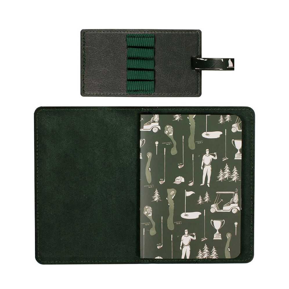 Faux Leather Golf Score Keeper and Tee Holder - Image 3