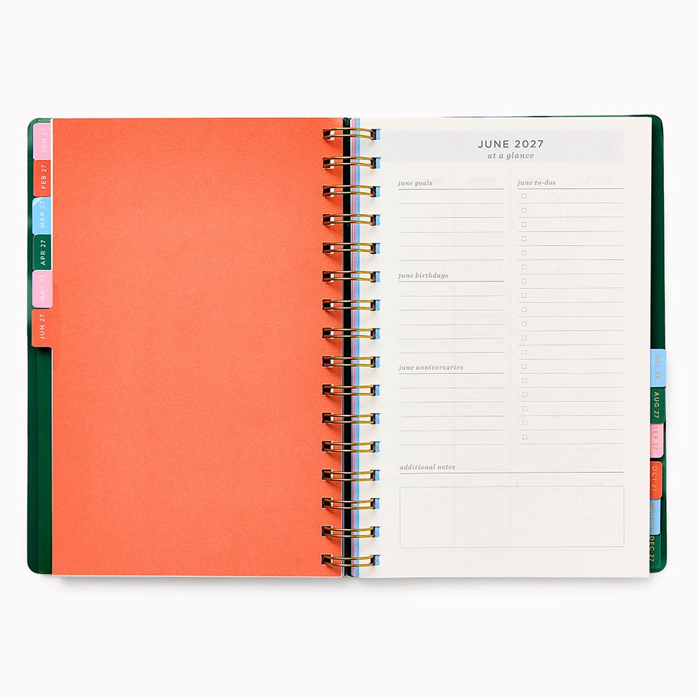 2027 Paper Source Prairie Fields Weekly Desk Planner - Image 3