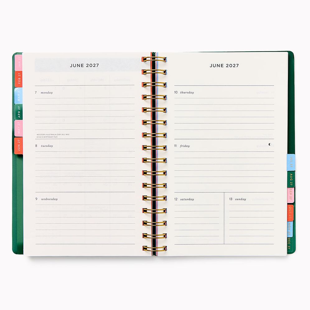 2027 Paper Source Prairie Fields Weekly Desk Planner - Image 5