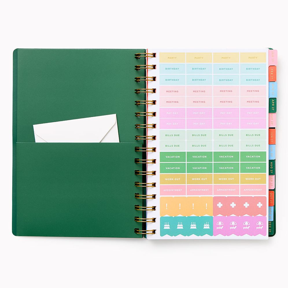 2027 Paper Source Prairie Fields Weekly Desk Planner - Image 7