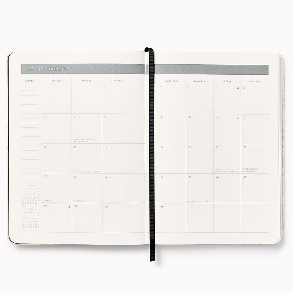 2027 Paper Source Tiles Monthly Desk Planner - Image 3