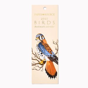 2027 Paper Source Birds Bookmark Calendar
