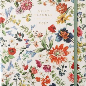 2027 Ivory Garden Monthly Desk Planner