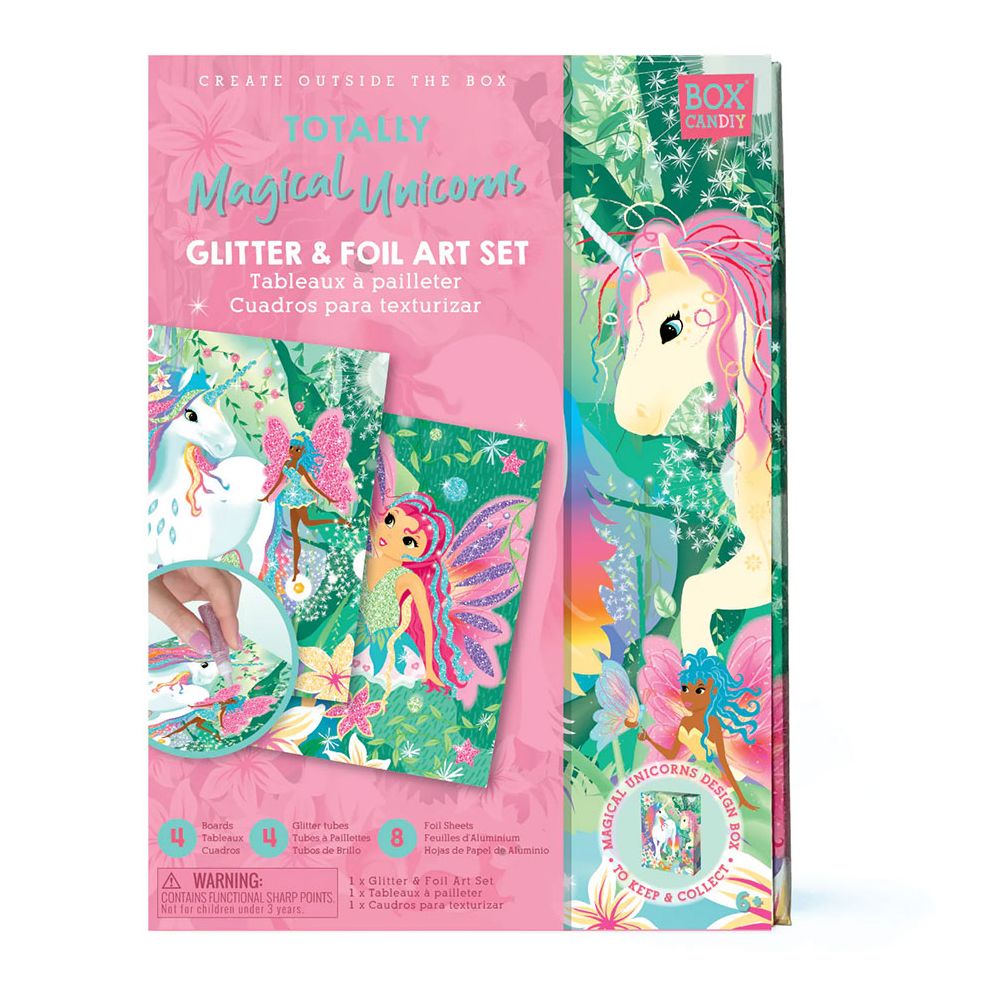 Totally Magical Unicorns Glitter & Foil Art Set - Image 4