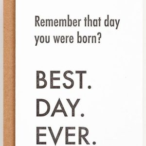 Best Day Ever Birthday Card