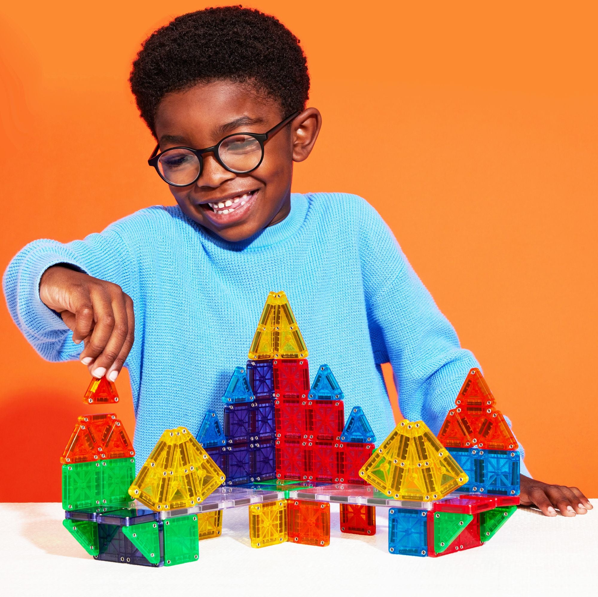 MAGNA-TILES microMAGS 70-Piece Deluxe Magnetic Construction Set. The ORIGINAL Magnetic Building Brand - Image 2