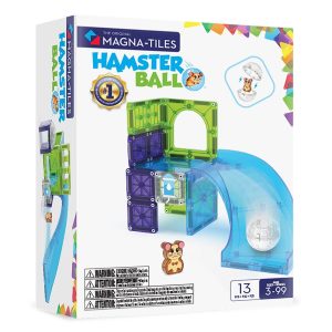 MAGNA-TILES® Hamster Ball 13-Piece Magnetic Construction Set. The Original Magnetic Building Brand