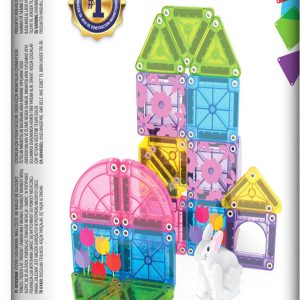 MAGNA-TILES® microMAGS Spring Garden Travel Set 24-Piece Magnetic Construction Set. The Original Magnetic Building Brand