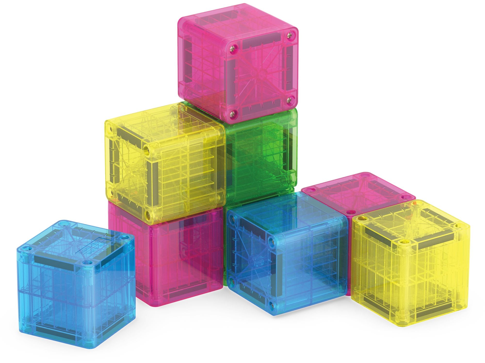 The Original MAGNA-TILES® microMAGS Cube Pack 9-Piece Magnetic Construction Set - Image 4