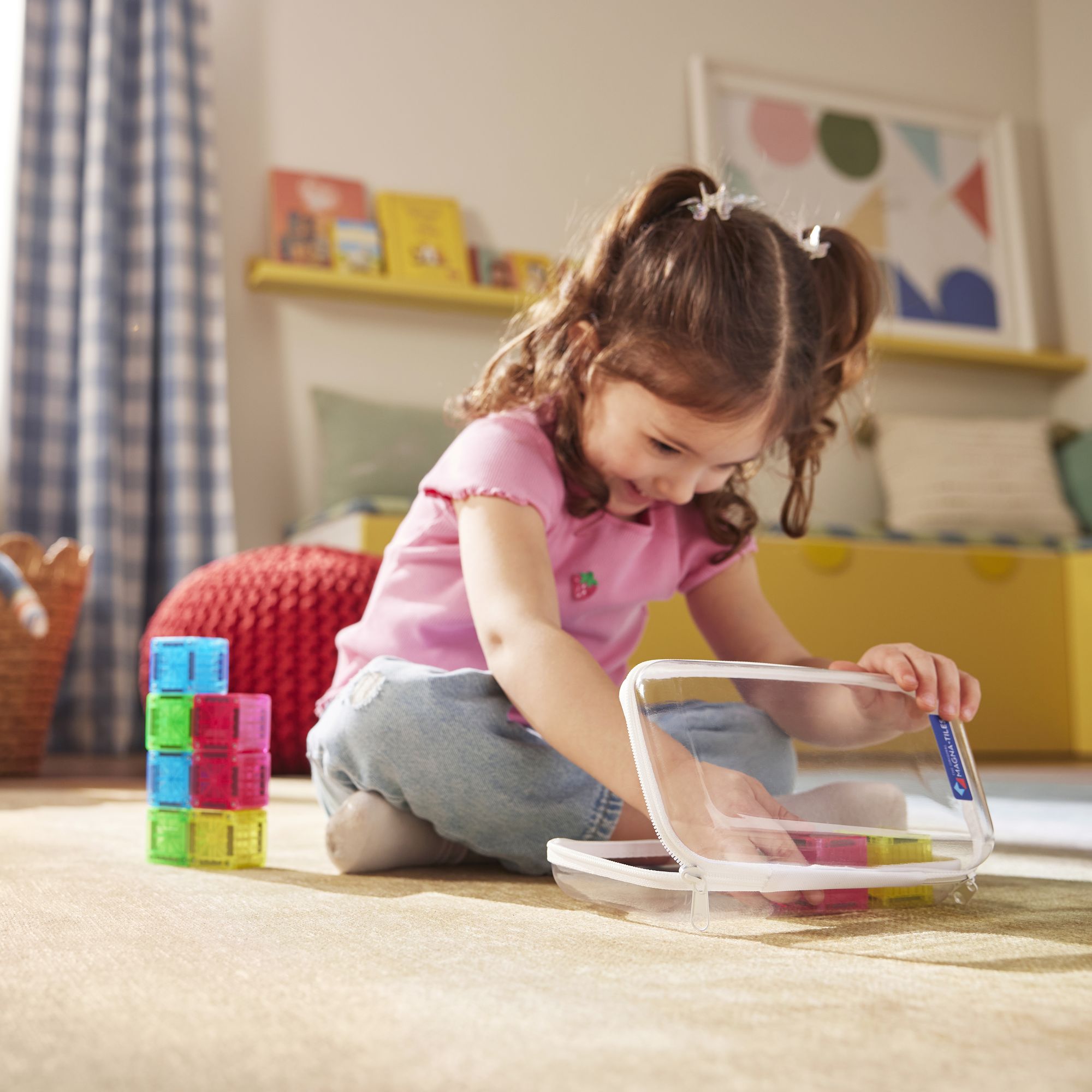 The Original MAGNA-TILES® microMAGS Cube Pack 9-Piece Magnetic Construction Set - Image 8