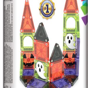 MAGNA-TILES microMAGS Spooky Travel Set 26-Piece Magnetic Construction Set. The Original Magnetic Building Brand