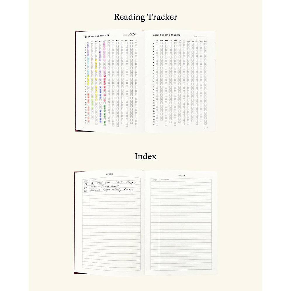 Burgundy Reading Journal - Image 6