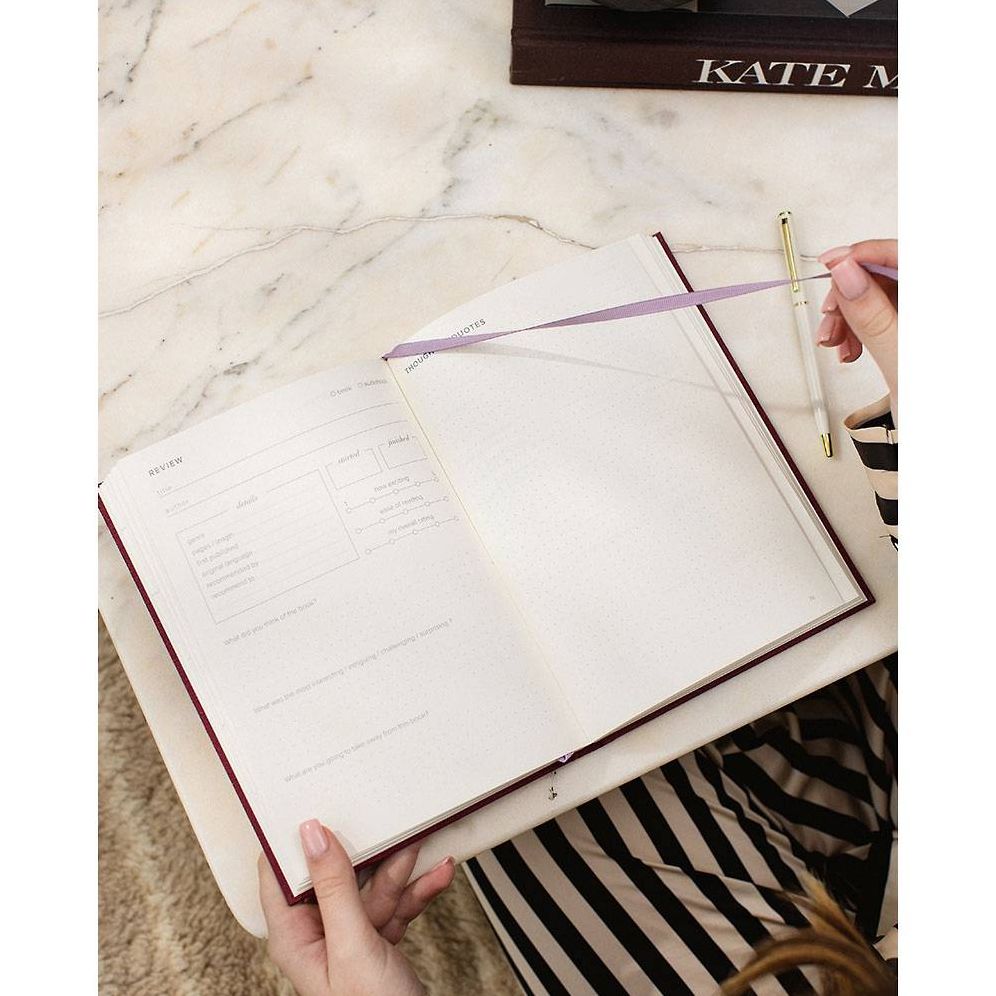 Burgundy Reading Journal - Image 8
