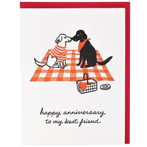 Dog Picnic Anniversary Card