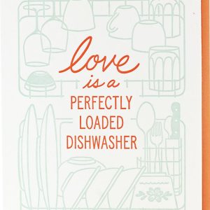 Filled Dishwasher Love Card