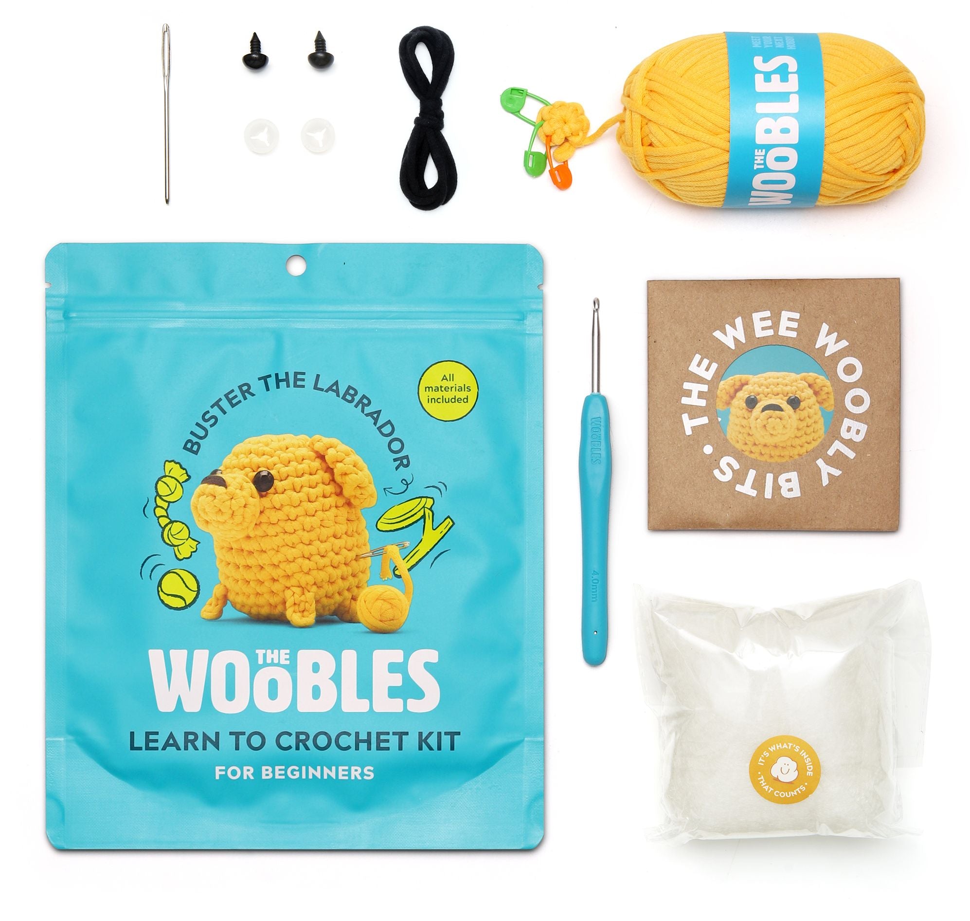 Buster the Labrador Learn to Crochet kit - Image 5