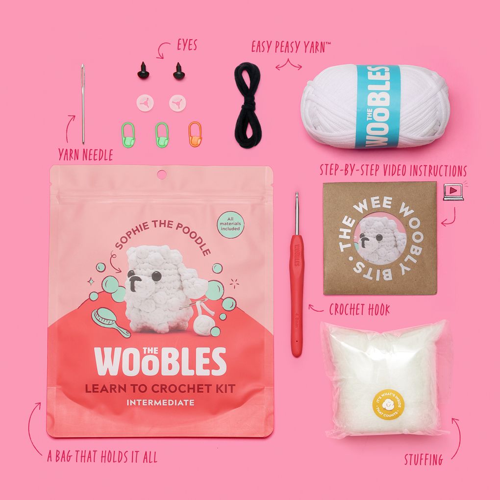 Sophie the Poodle Learn to Crochet Kit - Image 2