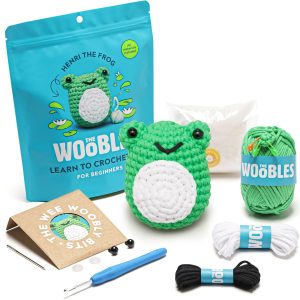 Henri the Frog Learn to Crochet Kit