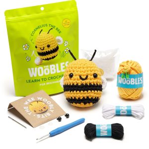 Cornelius the Bee. The Woobles Beginner Crochet Kit