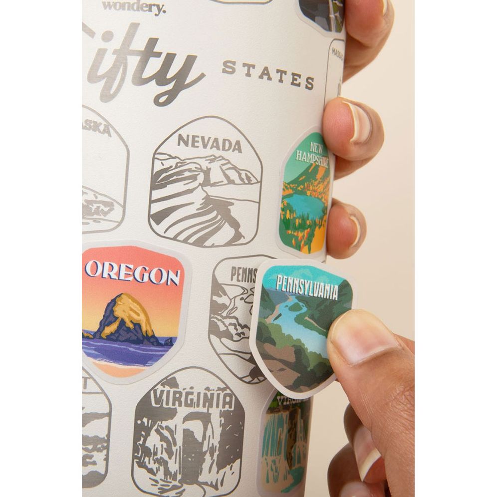 Fifty States Bucket List Bottle - Image 2
