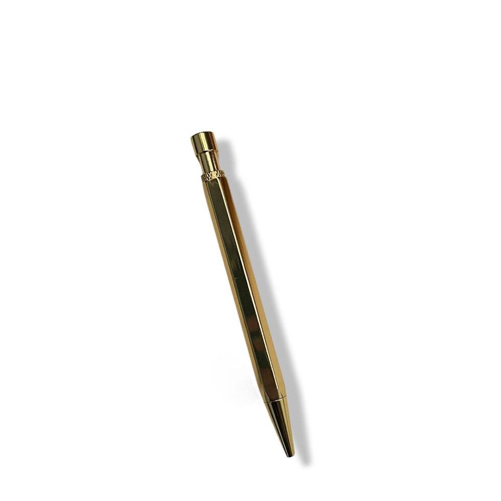 Retractable Gold Brass Pen - Image 5