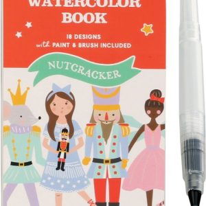 Nutcracker Pocket Watercolor Paint Book