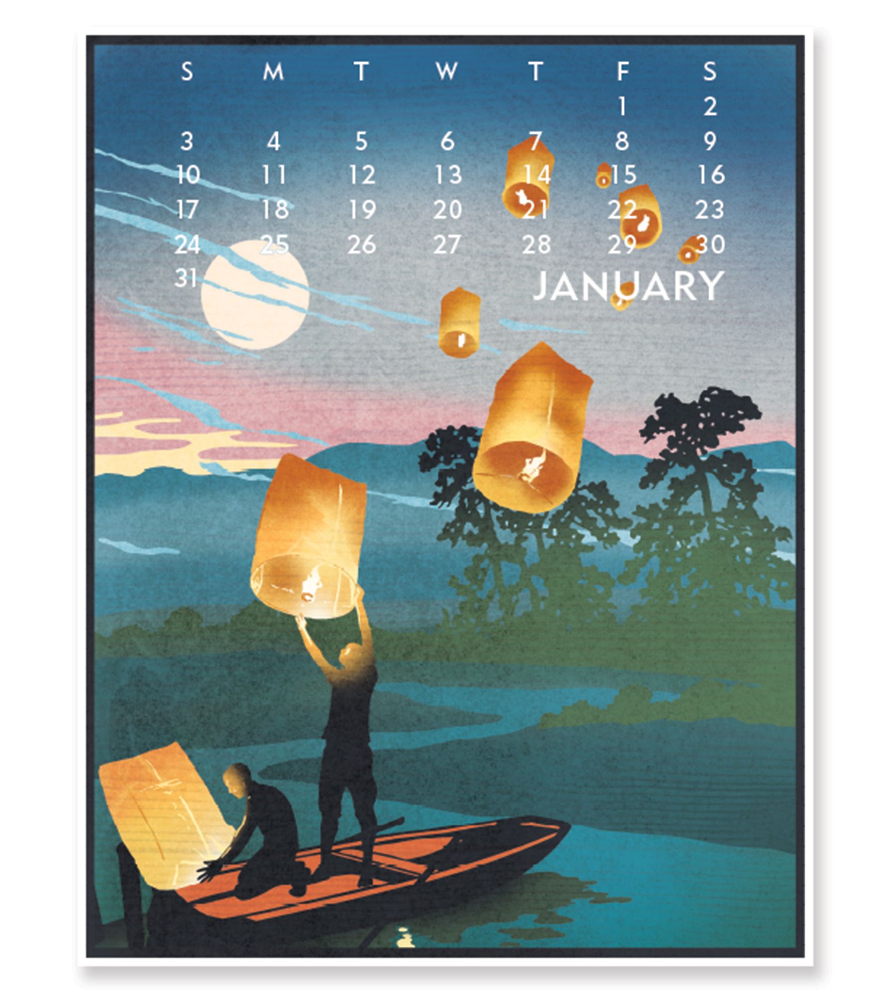 2027 Linnea Design Poster Calendar - Image 4