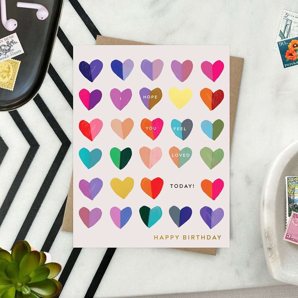 Feel Loved Today Birthday Card - Image 2