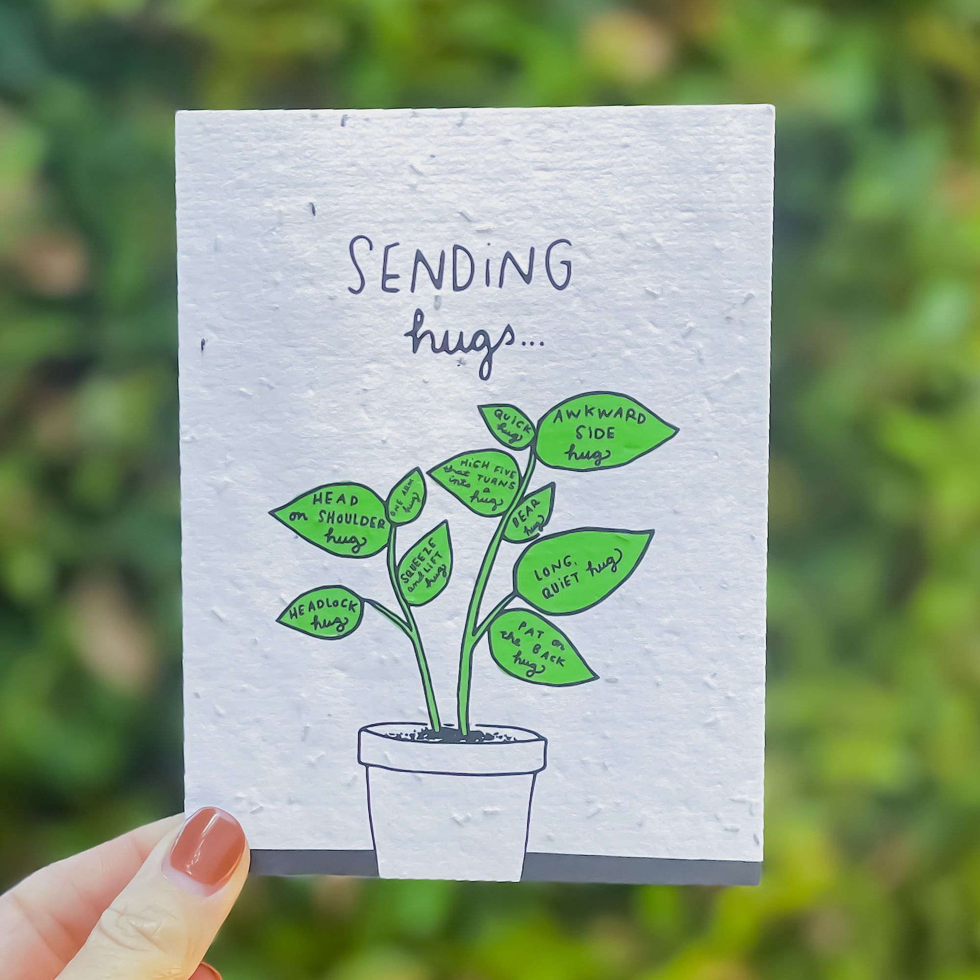 Sending Hugs Plantable Card - Image 2
