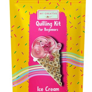 Ice Cream Paper Quilling Craft Kit