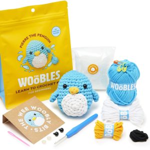 Pierre the Penguin. The Woobles Beginner Crochet Kit