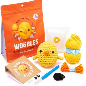 Kiki the Chick. The Woobles. Chick learn to Crochet kit