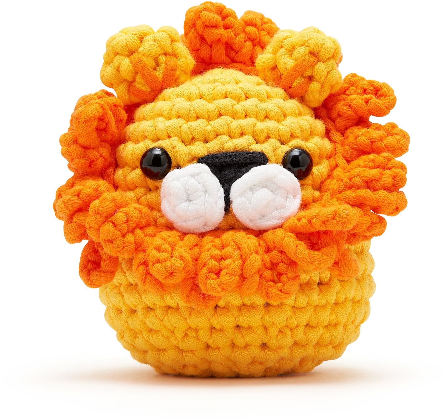 Sebastian the Lion. The Woobles Beginner Crochet Kit - Image 5