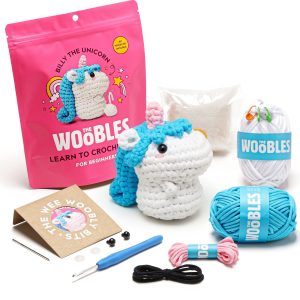 Billy the Unicorn. The Woobles Beginner Crochet Kit