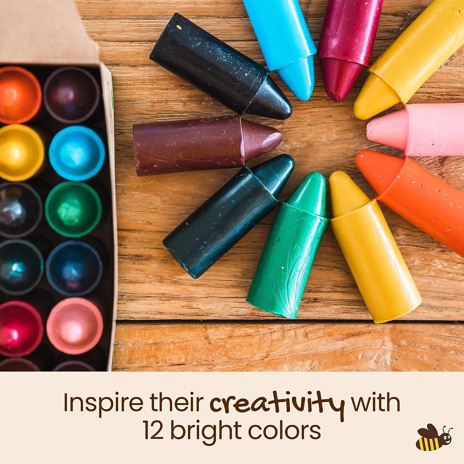 Honeysticks Originals 100% Pure Beeswax Crayons - Image 4
