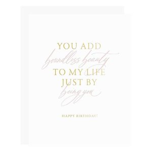 Boundless Beauty Birthday Card