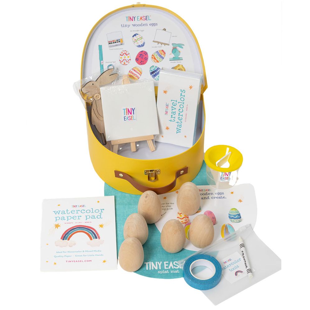 Tiny Easel Wooden Eggs - Image 4