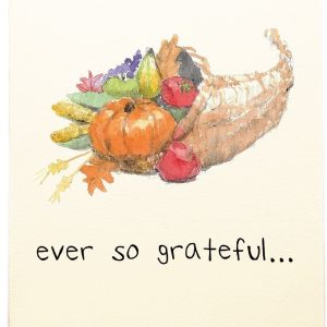 Cornucopia Thanksgiving Card