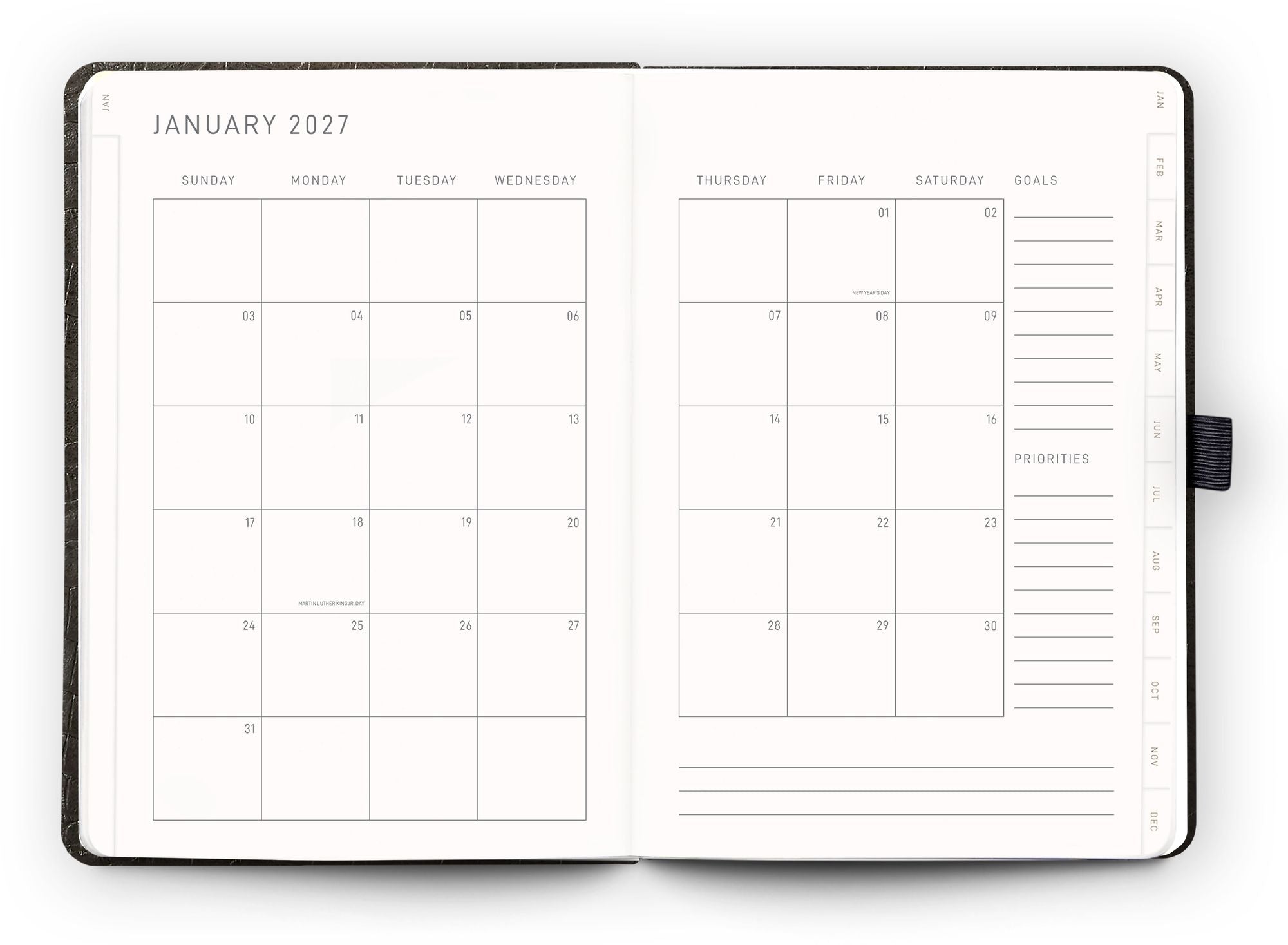 2027 Scribble & Dot - Prism Croc - Week-to-View Planner - Image 4