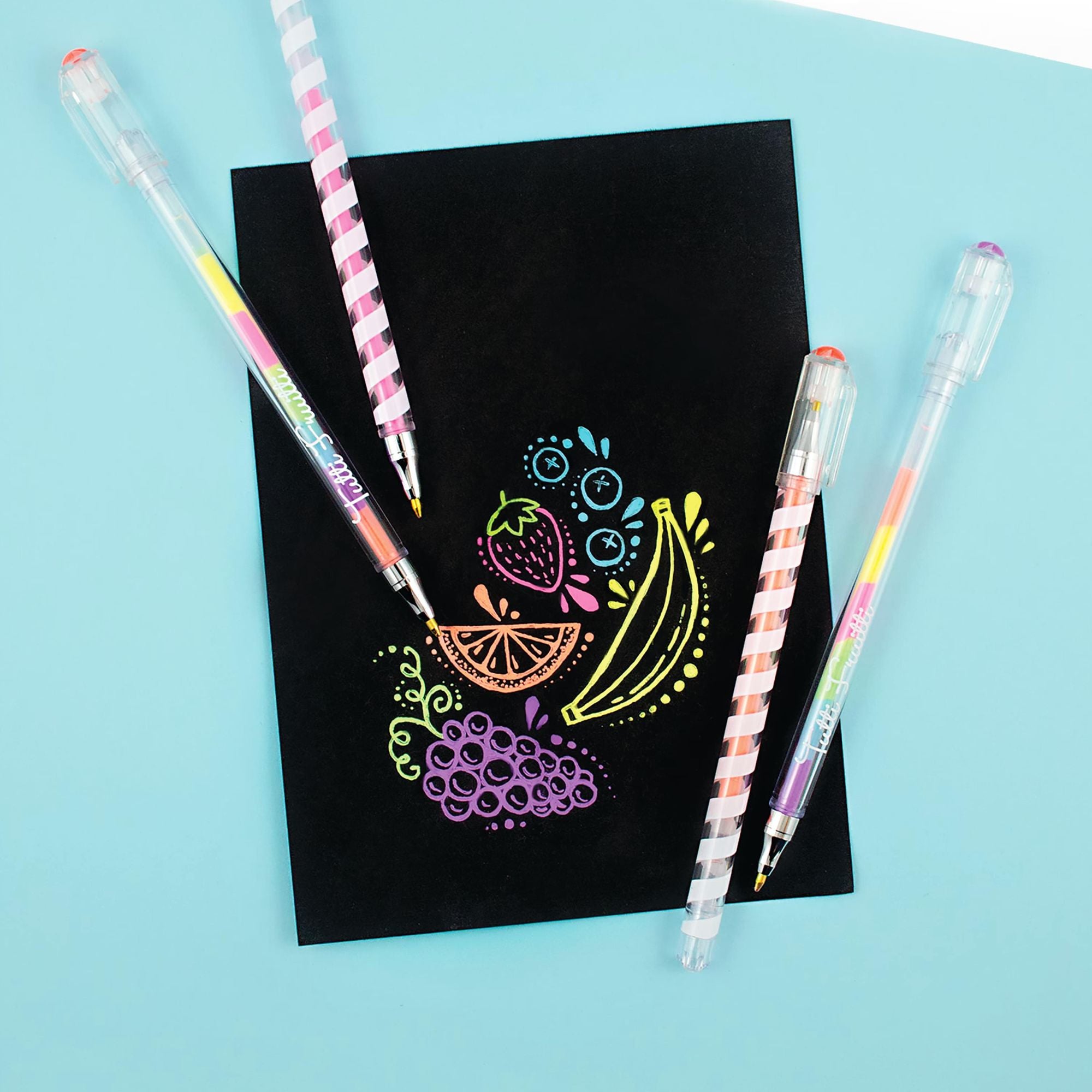 Tutti Fruitti Scented Gel Pens - Set of 6 - Image 2