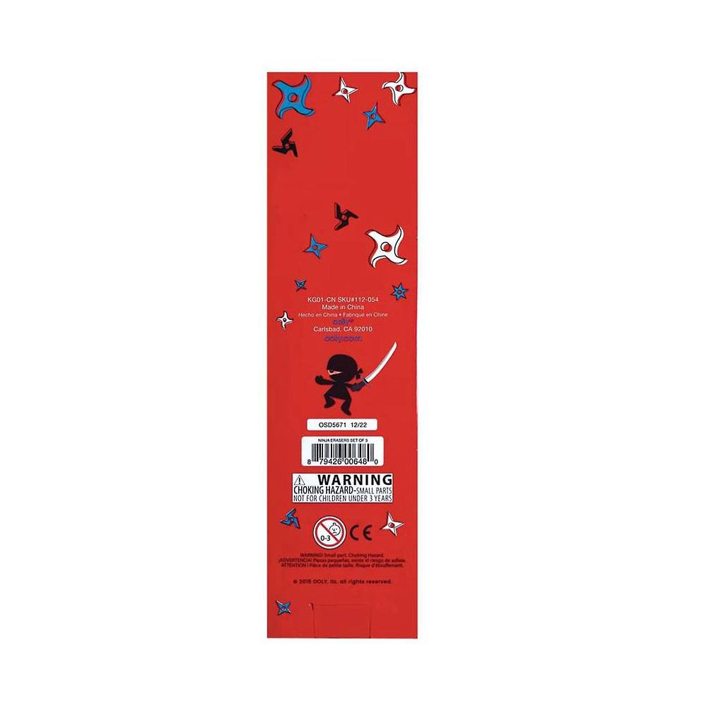 Ninja Erasers - Set of 3 - Image 7