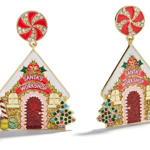 Gingerbread House Earrings