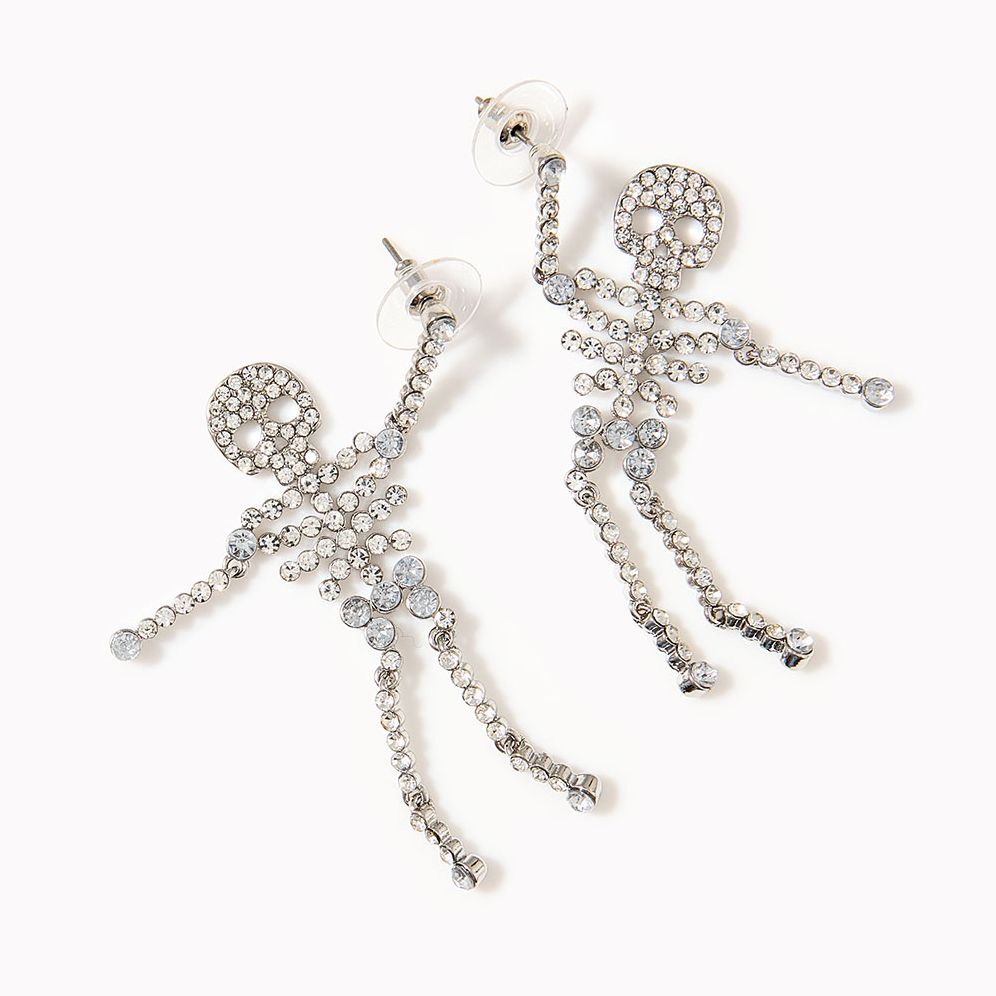 Skeleton Drop Earrings - Image 2