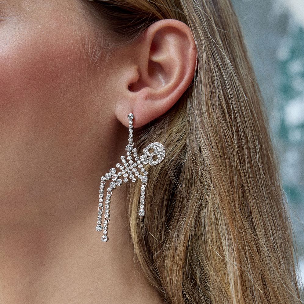 Skeleton Drop Earrings - Image 3