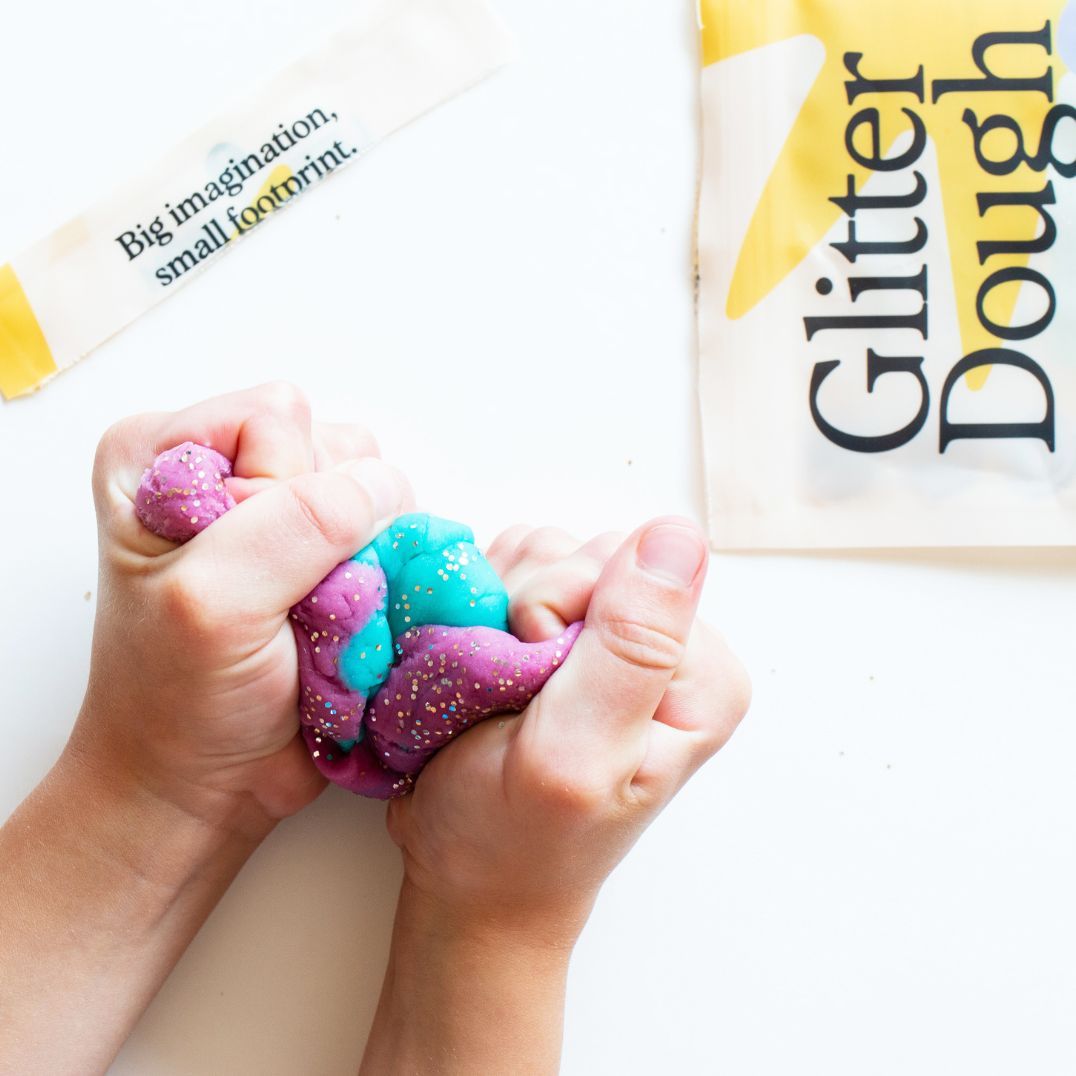 Unicorn Glitter Dough Plant-powered sensory dough - Image 4